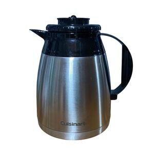 Cuisinart Thermal Coffee Carafe Stainless Steel Replacement Pot with Lid 0709
